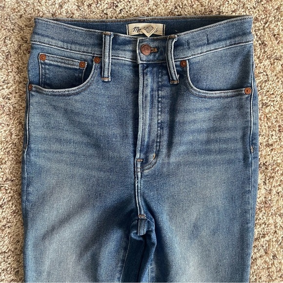 Madewell The Perfect Vintage Jean 26 High Rise Straight Stretch Denim Classic - Picture 6 of 10